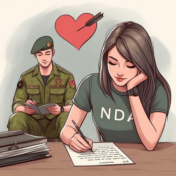 What are the things do I need to mention while writing a letter to my boyfriend in NDA, such as the academy number and all?-第1张图片